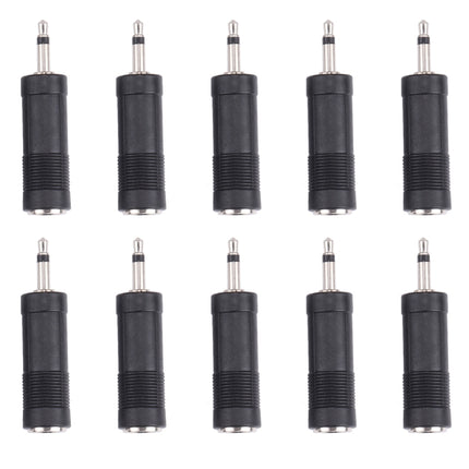 3.5mm Male to 6.35mm Female Mono Sound Converters Adapters (100 Pcs in One Package, the Price is for 100 Pcs)