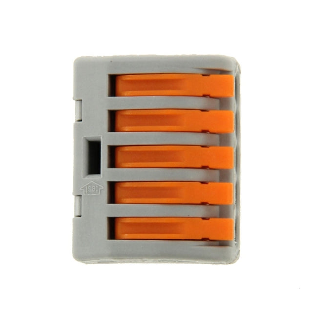 10 PCS Universal Compact 5 Pin Push Clamp Lötfreie Kabelverbinder, 5 Pin