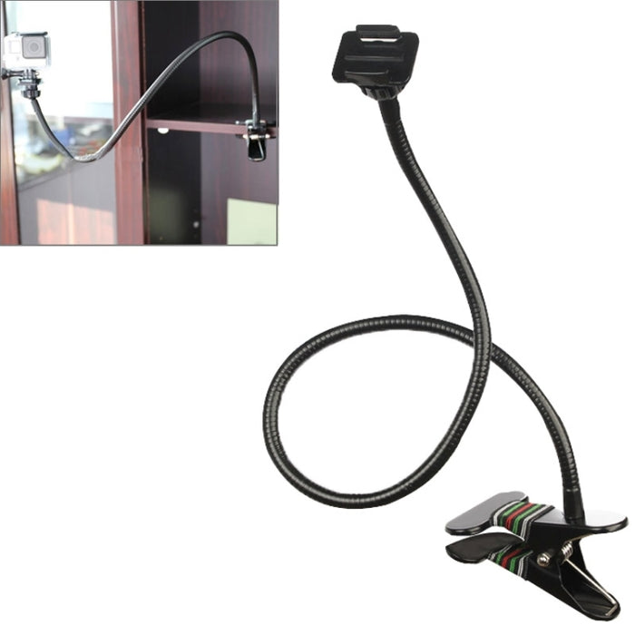 Soporte flexible con clip para GoPro Hero12 Black, Hero11, 10, 9, 8, 7, 6, 5, Insta360 Ace, Ace Pro, DJI Osmo Action 4 y otras cámaras de acción, clip genial