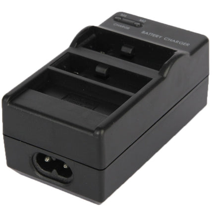 AHDBT-401 Digital Camera Double Battery Charger + Car Charger + Adapter for GoPro HERO4, GP280-B