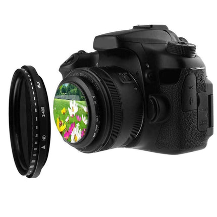 52mm ND Fader Neutral Density Adjustable Variable Filter ND 2 to ND 400 Filter
