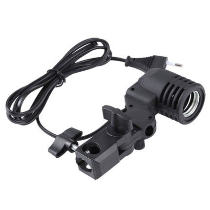 E27 AC Socket Studio Light Mount Stand Umbrella Holder
