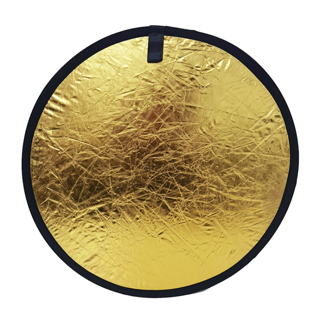2 in 1 (Gold / Silver) Folding Reflector Board (60cm), 60cm 2 in 1
