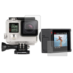 Ultraklarer LCD-Displayschutz + Gehäuseglas-Objektivschutzfolie für GoPro HERO4 Silver Kamera (HERO4 Silver)