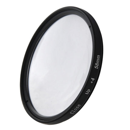 6 in 1 58mm Close-Up Lens Filter Macro Lens Filter + Filter Adapter Ring for GoPro HERO3