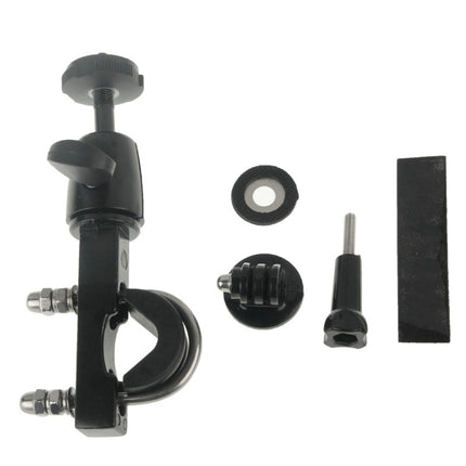 Handlebar Seatpost Big Pole Mount Bike Moto Bicycle Clamp with Tripod Mount Adapter & Screw for GoPro, Insta360, DJI and Other Action Cameras, Moto Bicycle Clamp