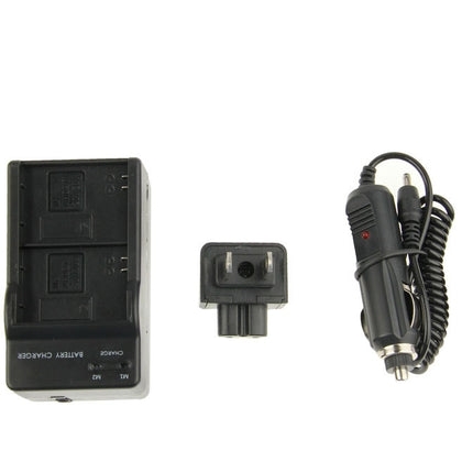 3 in 1 Digital Camera Dual Battery Car Charger for GoPro HERO3+ / 3  AHDBT-201 / AHDBT-301, US Plug, UK Plug, AU Plug