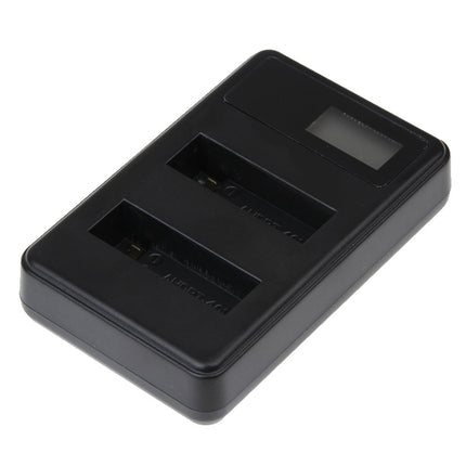 LCD Screen Dual Batteries Charger for GoPro HERO4 (AHDBT-401), Displays Charging Capacity (GP258-C), For GoPro HERO4