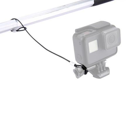 Stainless Steel Lanyard / Tether with Screw for GoPro HERO11 Black/HERO10 Black / HERO9 Black /HERO8 Black /7 /6/ 5 /5 Session /4 /3+ /3 /2 /1, Length: 31.5cm