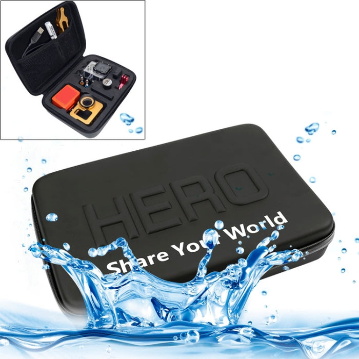 Shockproof Waterproof Portable Travel Case for GoPro, Insta360, DJI and Other Action Cameras Accessories, Size: 22cm x 16cm x 7cm, Size: 22cm x 16cm x 7cm