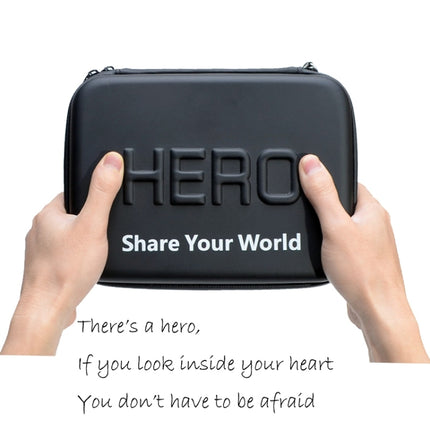 Shockproof Waterproof Portable Travel Case for GoPro, Insta360, DJI and Other Action Cameras Accessories, Size: 22cm x 16cm x 7cm, Size: 22cm x 16cm x 7cm
