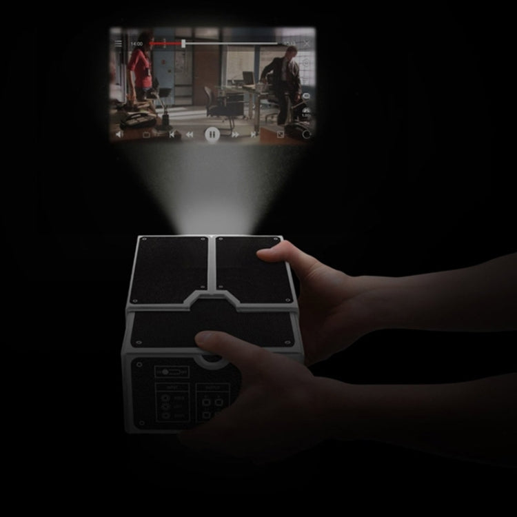 Proyector de cartón para smartphones/proyector de cine portátil para teléfono móvil DIY, S-DMP-0016Z, S-DMP-0016