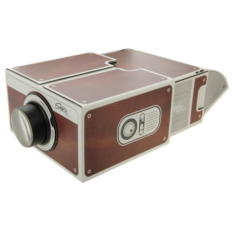 Proyector de cartón para smartphones/proyector de cine portátil para teléfono móvil DIY, S-DMP-0016Z, S-DMP-0016