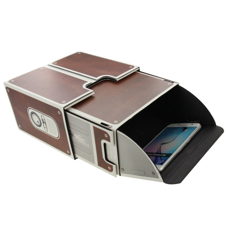 Proyector de cartón para smartphones/proyector de cine portátil para teléfono móvil DIY, S-DMP-0016Z, S-DMP-0016
