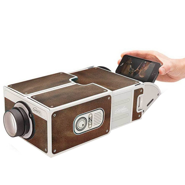 Proyector de cartón para smartphones/proyector de cine portátil para teléfono móvil DIY, S-DMP-0016Z, S-DMP-0016