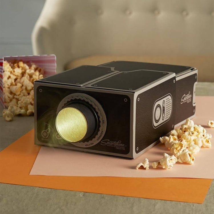Proyector de cartón para smartphones/proyector de cine portátil para teléfono móvil DIY, S-DMP-0016Z, S-DMP-0016