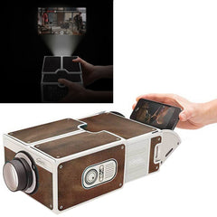 Proyector de cartón para smartphones/proyector de cine portátil para teléfono móvil DIY, S-DMP-0016Z, S-DMP-0016