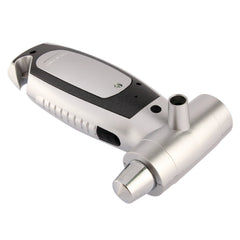 4 in 1 (Digital Tire Gauge + Flashlight + Emergency Hammer + Emergency Seat Belt Cutter) Emergency Utility Tool, 4 in 1
