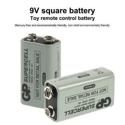 9V 6F22 1604D Heavy Duty Battery for Cameras / Toys / Electronic Devices