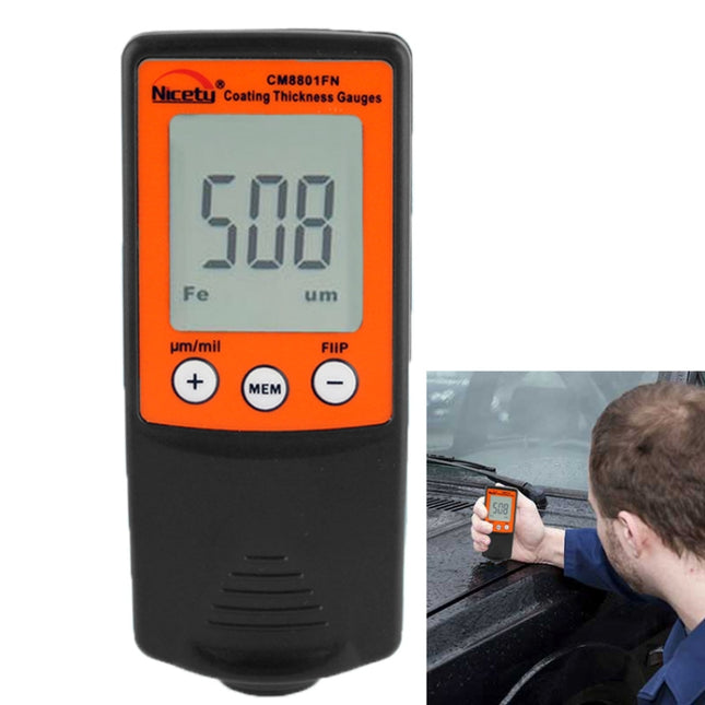 NICETY Coating Thickness Gauge for Measurement of Non-magnetic Coatings on Ferromagnetic Substrates and Electrically Non-conductive Coating on Non-ferrous Metals