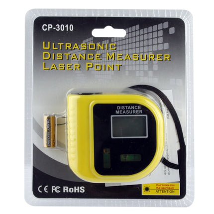 CP-3010 Ultrasonic Distance Measurer with Laser Pointer, Range: 0.5-18m, CP-3010