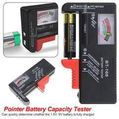 Universal Battery Tester for 1.5V AAA, AA and 9V 6F22 Batteries