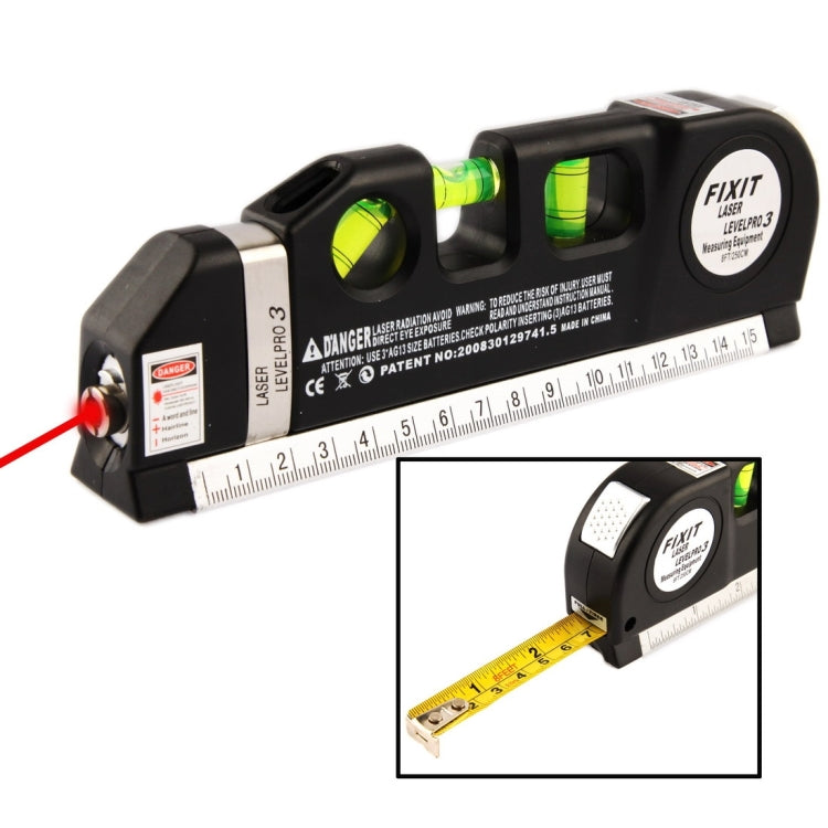 Level Laser Aligner Horizon Vertical Measuring Tape