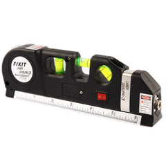 Level Laser Aligner Horizon Vertical Measuring Tape