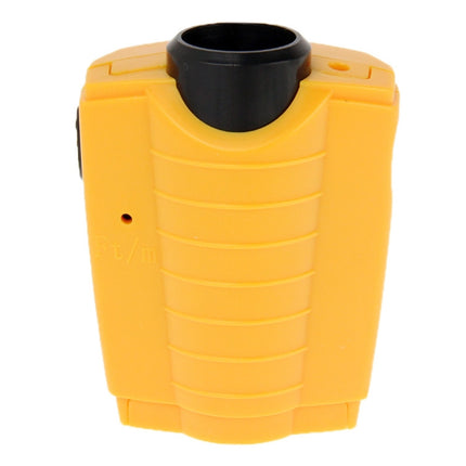 Mini Ultrasonic Distance Measurer with Laser Pointer, Orange