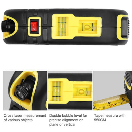 Laser Level with Tape Measure Pro (550cm), LV-05