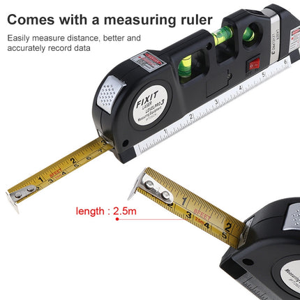 Laser Level with Tape Measure Pro 3 (250cm), LV-03