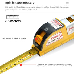 Laser Level with Tape Measure Pro 3