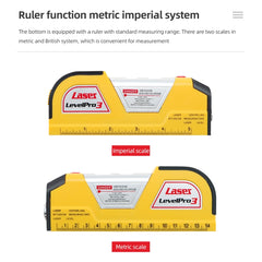 Laser Level with Tape Measure Pro 3