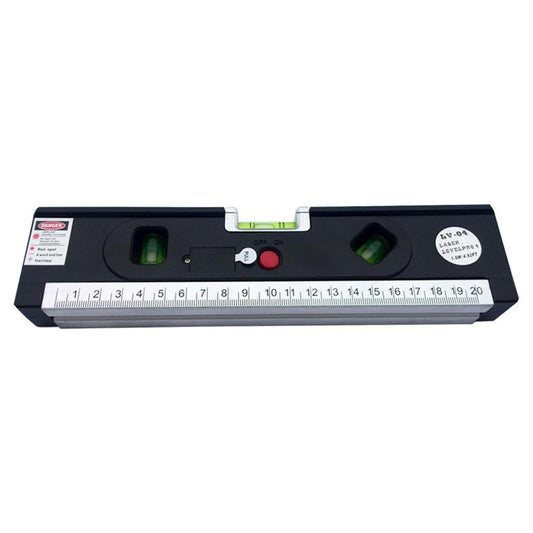 Laser Level with Tape Measure Pro 4 (100cm) / Level Bubbles with LED Light, LV-04