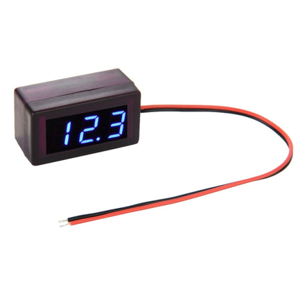 V42D 2 Wires Red Light Display Mini Digital Voltage Panel Meter, Measure Voltage: DC DC 1.7-25V, S-DT-0537G, S-DT-0537L, S-DT-0537R