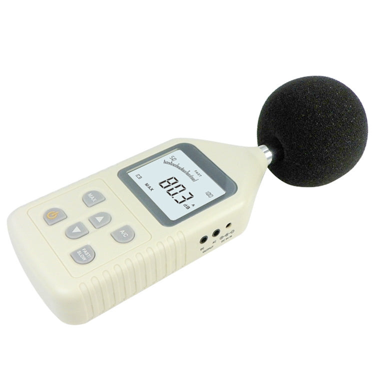 Digital Sound Level Meter (Range: 30~130dBA, 35~130dBC)