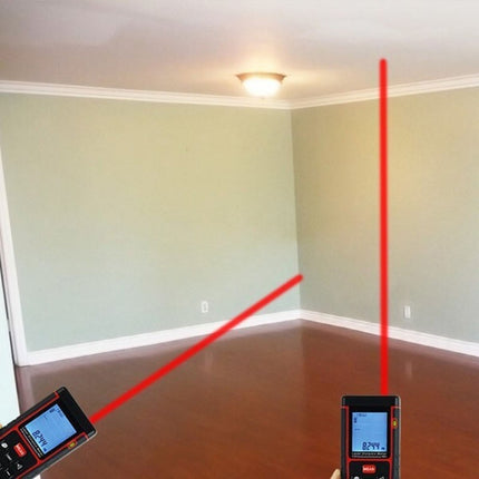 RZ-A60 1.9 inch LCD 60m Hand-held Laser Distance Meter with Level Bubble