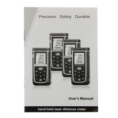 RZ-A60 1.9 inch LCD 60m Hand-held Laser Distance Meter with Level Bubble
