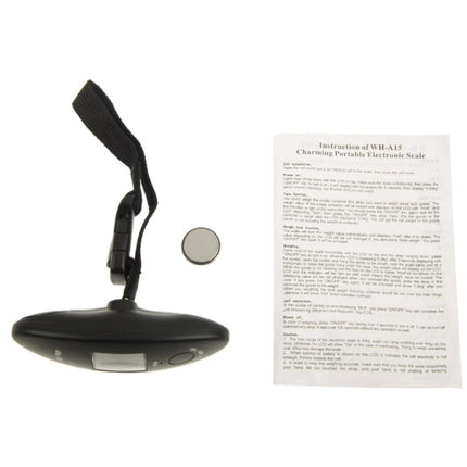 40kg x 100g LCD Electronic Travel Luggage Weight Scale (WH-A15)