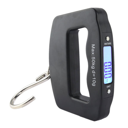 50kgx10g LCD Electronic Travel Luggage Hook Weight Scale