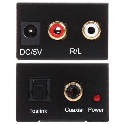 Digital Optical Coax to Analog RCA Audio Converter