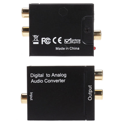 Digital Optical Coax to Analog RCA Audio Converter