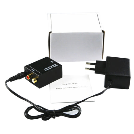 Digital Optical Coax to Analog RCA Audio Converter