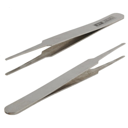 6 PCS Stainless Steel TS-10/ 11/ 12/ 13/ 14/ 15 Straight and Angled Tweezerses, TS-10/ 11/ 12/ 13/ 14/ 15