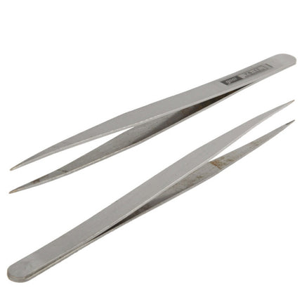 6 PCS Stainless Steel TS-10/ 11/ 12/ 13/ 14/ 15 Straight and Angled Tweezerses, TS-10/ 11/ 12/ 13/ 14/ 15