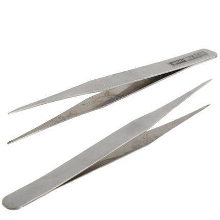 6 PCS Stainless Steel TS-10/ 11/ 12/ 13/ 14/ 15 Straight and Angled Tweezerses, TS-10/ 11/ 12/ 13/ 14/ 15