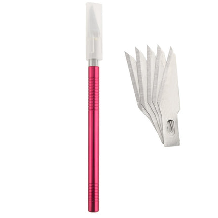 WLXY-9310, WLXY Tool Precision Knife with Replaceable Blade for Mat Carving / Scoring / Trimming, OAL: 145mm, Size: 121mm x 6mm Diameter, WLXY-9310, WLXY-9310 Purple, WLXY-9310 Blue