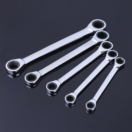 Professional Double-head Ratchet Wrench Set
