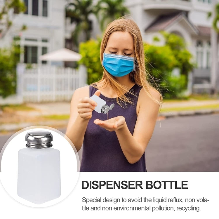 100ml Push Down Alcohol and Liquid Container Bottle
