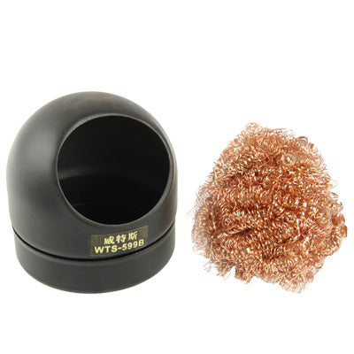 Soldering Iron Tip Cleaner (Tip Cleaning Wire + Base)
